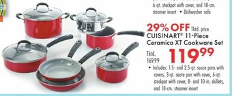 Boscov's Cuisinart 11-Piece Ceramica XT Cookware Set offer