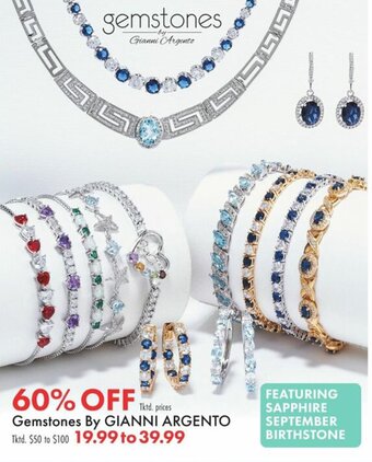 Boscov's Gemstones By Gianni Argento offer