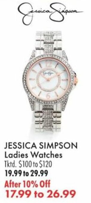 Boscov's Jessica Simpson Ladies Watches offer