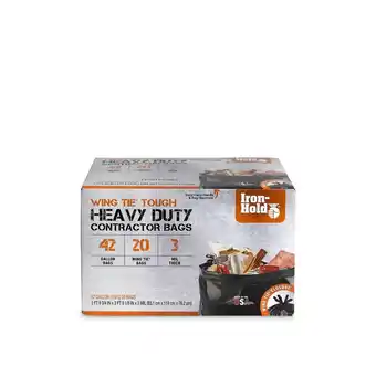 Theisen's Berry global 42 gallon contractor trash bags 20 count offer