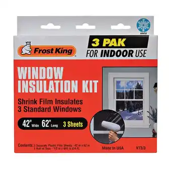 Theisen's Frost king e/o indoor window insulation kit (3 per pack) offer