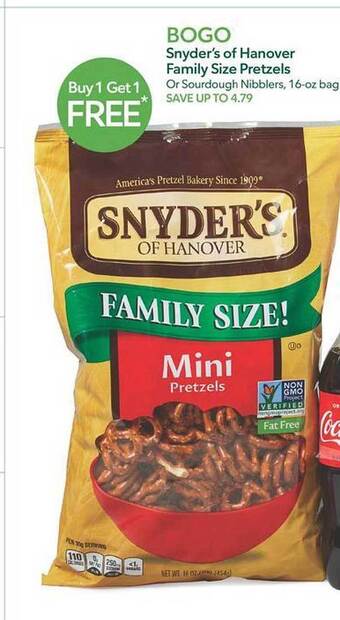 Publix Snyder's of hanover family size pretzels offer