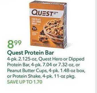 Publix Quest protein bar offer