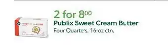 Publix Publix sweet cream butter offer