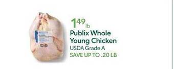 Publix Publix whole young chicken offer