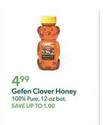 Publix Gefen clover honey offer