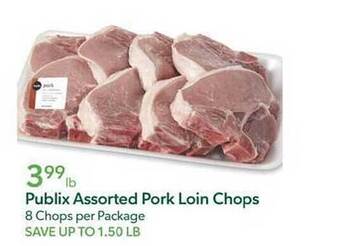 Publix Publix assorted pork loin chops offer