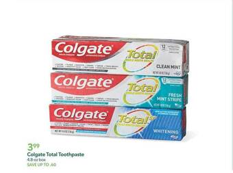 Publix Colgate total toothpaste offer