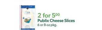 Publix Publix cheese slices offer