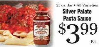 Morton Williams Silver palate pasta sauce offer