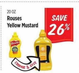 Rouses Rouses yellow mustard offer