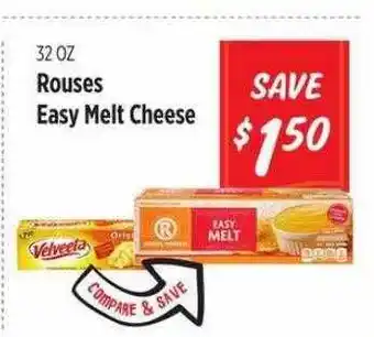 Rouses Rouses easy melt cheese offer