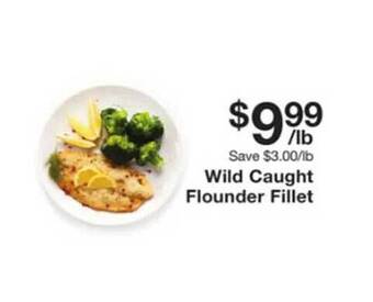 Fairway Store Market Wild caught flounder fillet offer