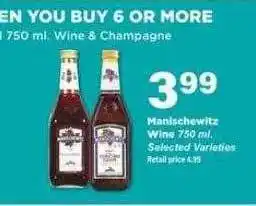 Stater Bros Manischewtz wine offer