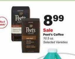 Stater Bros Peet's coffee offer