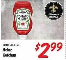 IGA Heinz ketchup offer