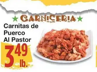 Carnitas de puerco al pastor