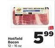 Weis Markets Hatfield bacon offer