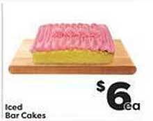 Weis Markets Iced bar cakes offer