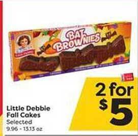 Weis Markets Little debbie fall cakes offer