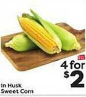 Weis Markets In husk sweet corn offer