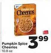 Weis Markets Pumpkin spice cheerios offer