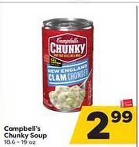 Weis Markets Campbell's chunky soup offer