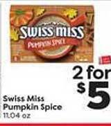 Weis Markets Swiss miss pumpkin spice offer