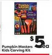 Weis Markets Pumpkin masters kids carving kit offer