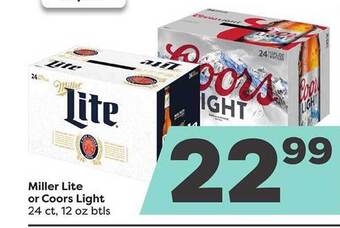 Weis Markets Miller lite or coors light offer