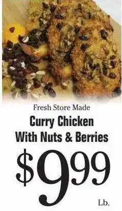 Morton Williams Curry chicken with nuts & berries offer