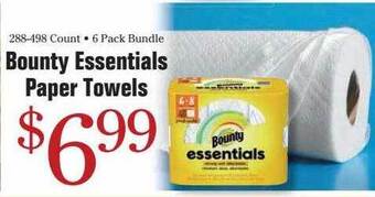 Morton Williams Bounty essentials paper towels offer