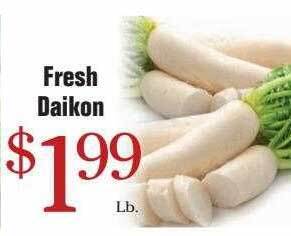 Morton Williams Fresh daikon offer
