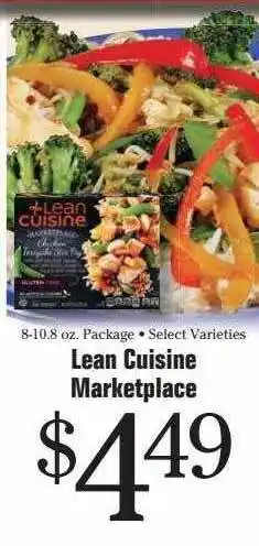 Morton Williams Lean cuisine marketplace offer