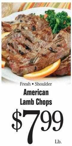 American lamb chops