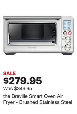 Best Buy The breville smart oven air fryer - brushed stainless steel offer
