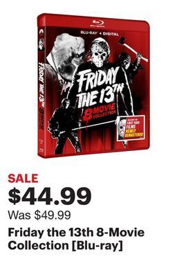Best Buy Friday the 13th 8-movie collection [blu-ray] offer