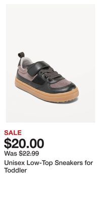 Old Navy Unisex low-top sneakers for toddler offer