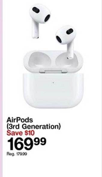 Target Airpods (3rd generation) offer