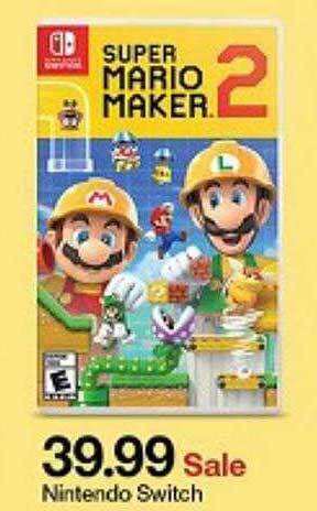 Target Nitendo switch offer