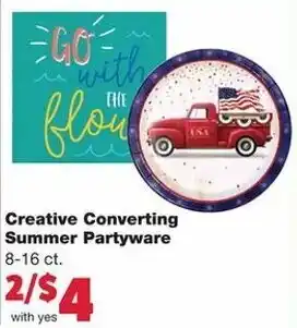 Family Fare Creative Converting Summer Partyware 8-16 ct. offer