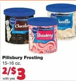 Family Fare Pillsbury Frosting 15-16 oz offer