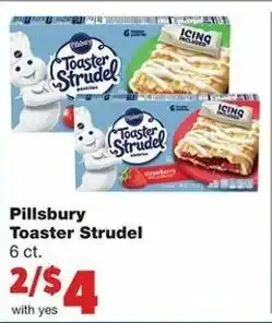 Family Fare Pillsbury Toaster Strudels 6 ct. offer