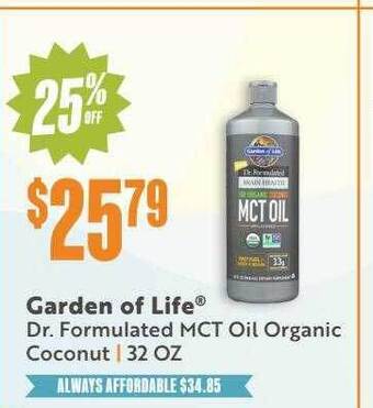 Natural Grocers Garden of life offer
