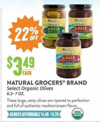 Natural Grocers Natural grocers brand offer