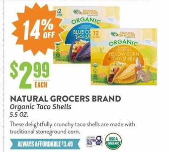 Natural Grocers Natural grocers brand offer