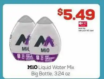 Harris Teeter Mio liquid water mix big bottle offer