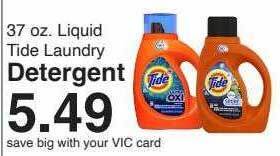 Harris Teeter Liquid tide laundry detergent offer