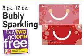 Harris Teeter Bubly sparkling offer