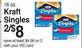 Harris Teeter Kraft singles offer